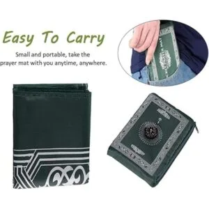 Hitopin 2 alfombrillas de oración de viaje 23.6 x 39.4_6