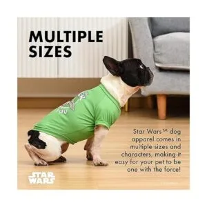 Star Wars for Pets Grogu May The Luck Be with You Dog Tee_3