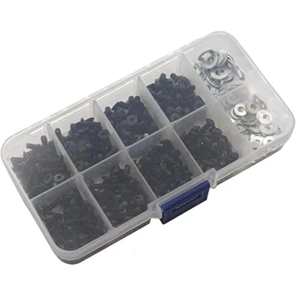 Vgoohobby 340 piezas universal M3 tornillo caja reparación_4