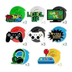 MIAHART 34 piezas de video juegos colgantes de fiesta de_3