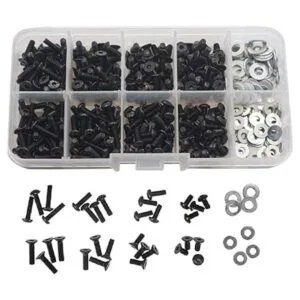 Vgoohobby 340 piezas universal M3 tornillo caja reparación_2
