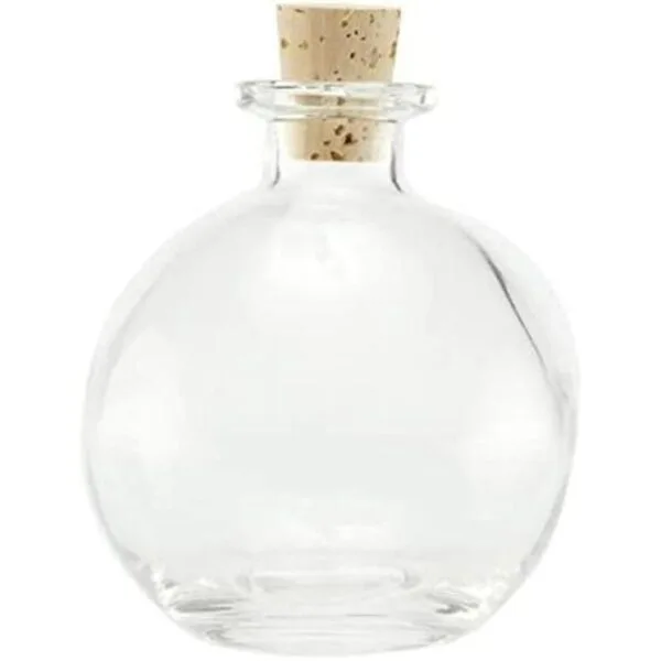 Nakpunar Botella esférica de vidrio transparente 8.5_1
