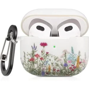 Funda para Airpods 3 con flores amarillas AirPods de 3_1