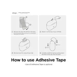 elago Funda transparente compatible con AirPods 3_6