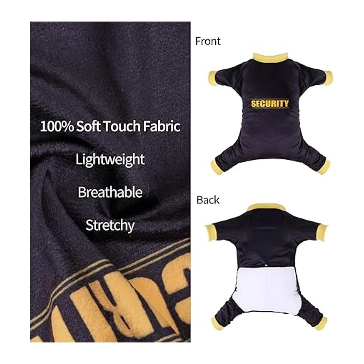 CuteBone Pijamas suaves para perros ropa para gatos ropa_3