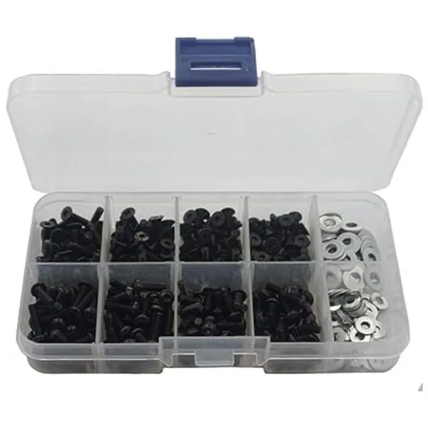 Vgoohobby 340 piezas universal M3 tornillo caja reparación_3