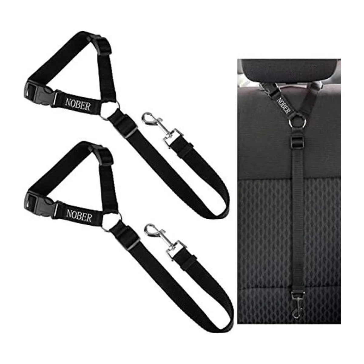 NOBER Correas de sujeción para reposacabezas de coche_1