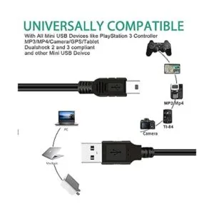 SaiTech IT Cable USB 2.0 A a Mini 5 pines B para_4