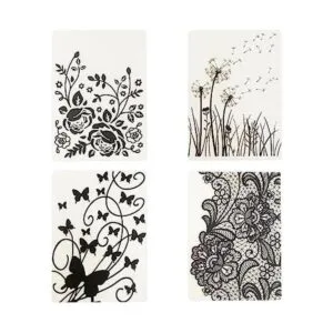 4 carpetas de plástico en relieve para manualidades_1