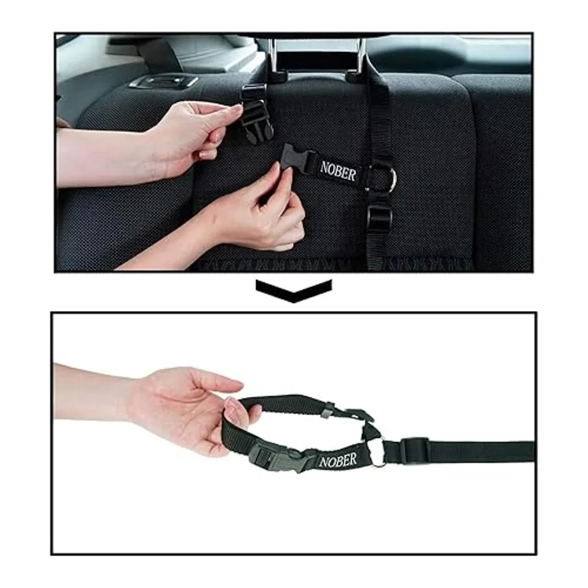 NOBER Correas de sujeción para reposacabezas de coche_4