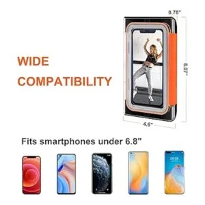 Soporte para teléfono de ducha TRELC 180 Rotación Soporte_7