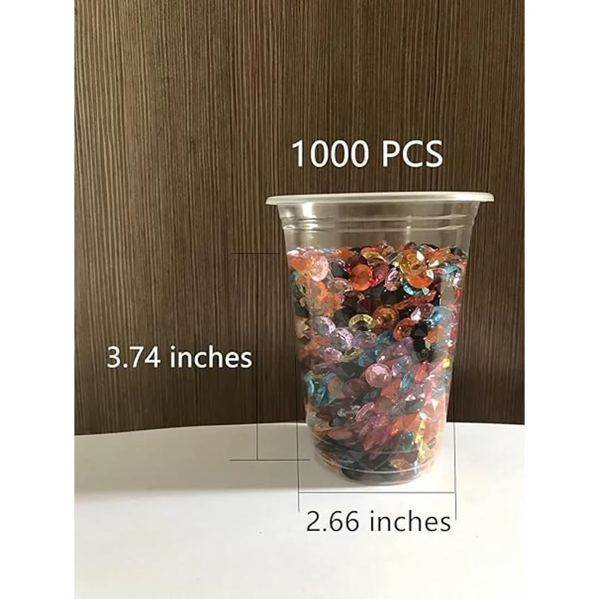 Liying 1000 piezas de acrílico de color sintético_3