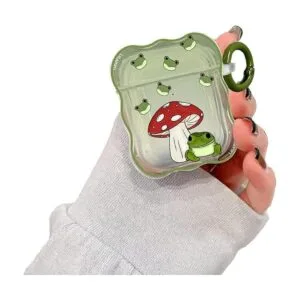 LALAPOPO Funda compatible con Airpods Rana bonita funda_1