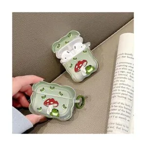 LALAPOPO Funda compatible con Airpods Rana bonita funda_2