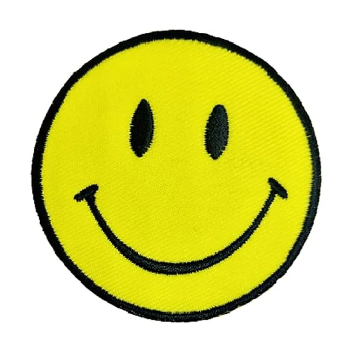 XOmise Lote de 6 piezas de cara sonriente negra y amarilla_3