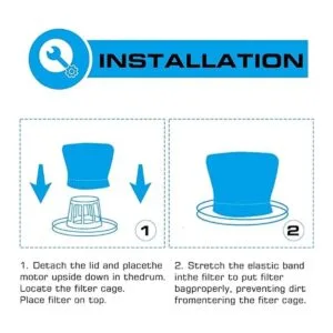 3 unids bolsa de filtro de tela para armadura todos AA256_4