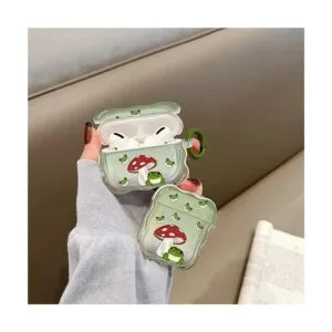 LALAPOPO Funda compatible con Airpods Rana bonita funda_4