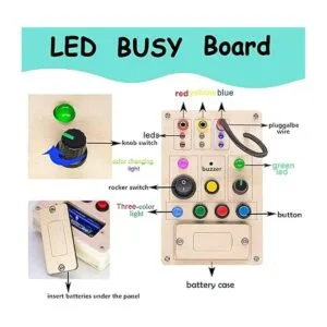 Montessori Esl002 Juguetes sensoriales de madera para_2