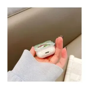 LALAPOPO Funda compatible con Airpods Rana bonita funda_5