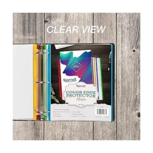 Samsill Paquete de 100 protectores de hojas de borde de_5