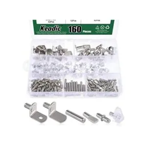 Keadic Kit de pasadores de estante resistente de 160_1