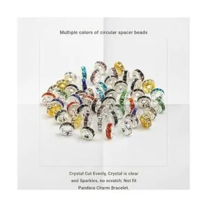 1080Pcs 8mm Round Spacer Beads Crystal Beads Rhinestone_2