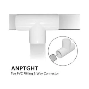 ANPTGHT Conector de 3 vías de PVC en T de 12 pulgada_3