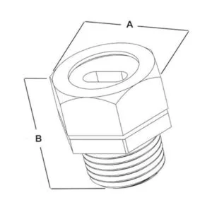 Morris 15386 underground piensos UF a Box Conector zinc_2