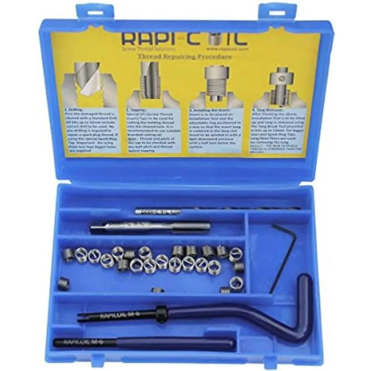 Kit de reparación de roscas M6 x 1.0 RAPICOIL_1