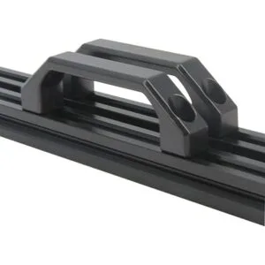 Zeberoxyz 2 piezas de mango de aleación de aluminio negro_2