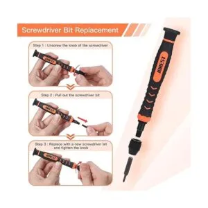 JOREST 38Pcs Precision Screwdriver Set Tool Kit with_3