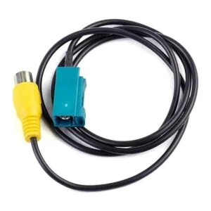 Cable de cámara inversa Fakra a RCA adaptador de audio_2