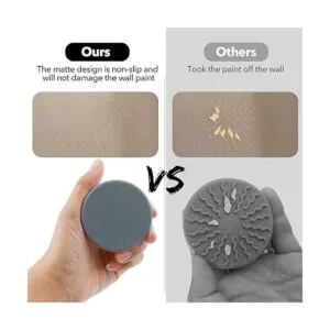 Paquete de 4 vasos protectores de pared para puerta de_5