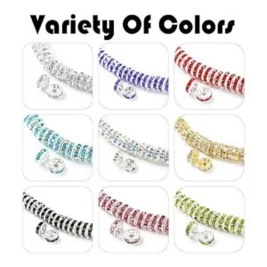 1080Pcs 8mm Round Spacer Beads Crystal Beads Rhinestone_3