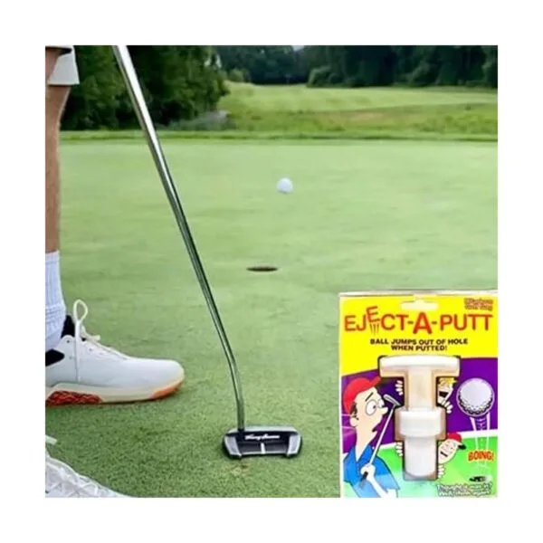 Expulsa una broma de golf Putt Lanza pelota de golf_3