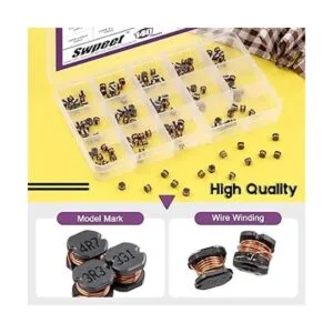 Swpeet 140 unidades de 14 valores 2.2UH 680UH CD54 Kit_4