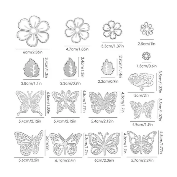 17 piezas de plantillas de corte de relieve AIFUDA_3
