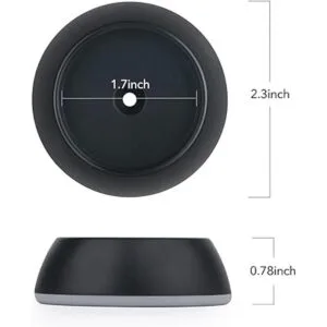 Paquete de 4 vasos protectores de pared para puerta de_2
