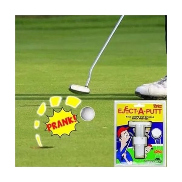 Expulsa una broma de golf Putt Lanza pelota de golf_5