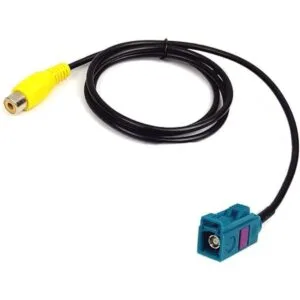 Cable de cámara inversa Fakra a RCA adaptador de audio_3