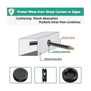 Gysxrda Juego de 170 ojales de goma Surtido de ojales_3