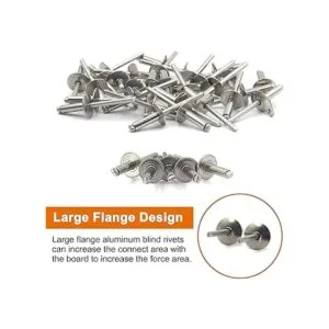 ISPINNER 30 remaches ciegos de brida grande de acero_3