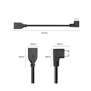 YACSEJAO Cable HDMI a HDMI de 90 grados ángulo_3