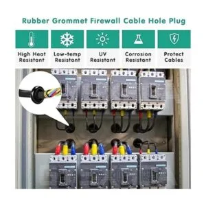 Gysxrda Juego de 170 ojales de goma Surtido de ojales_2