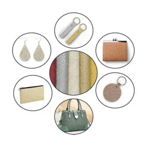 7 hojas de piel sintética con textura de flores en_5