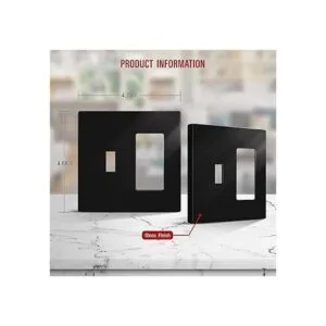 ENERLITES Placa de pared combinada para interruptor de_2