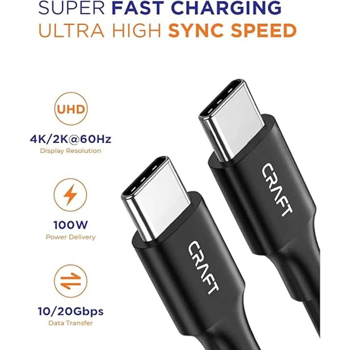 a USBC 3.2 Gen2x2 Cable de alimentación y datos. Carga_2