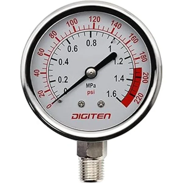 DIGITEN Medidor de presión de agua 01.6MPa 0220psi 14 f_2