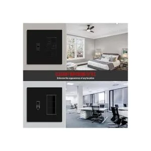 ENERLITES Placa de pared combinada para interruptor de_6