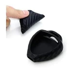 iJDMTOY Funda de silicona suave con acabado de fibra de_1